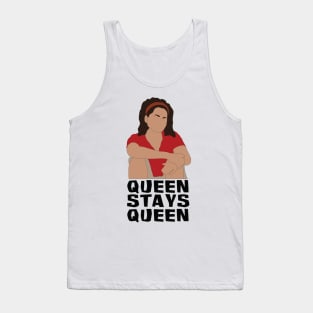 Sandra Queen Stays Queen Graphic Tank Top